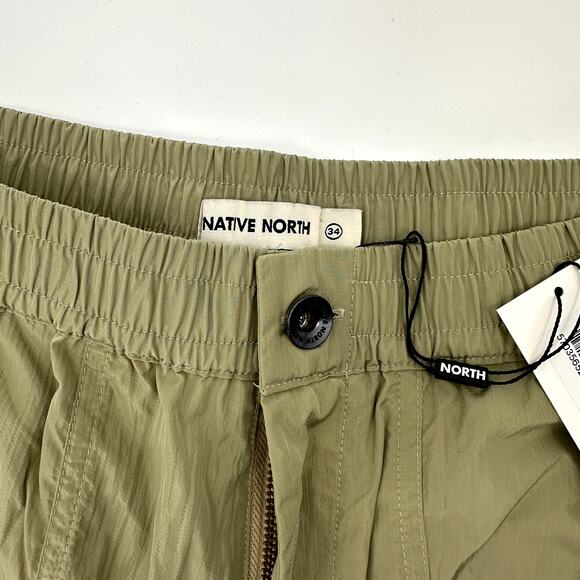 Native North nylon tech shorts Size 34 - Picture 2 of 9